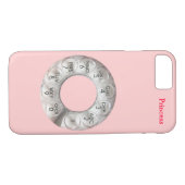 Rosa Rotary Phone iPhone 7 Fall Case-Mate iPhone Hülle (Rückseite (Horizontal))