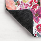 Rosa, rote Blume. Mousepad (Ecke)