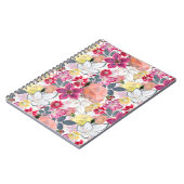 Rosa, rote Blume. Notizblock (Linke Seite)