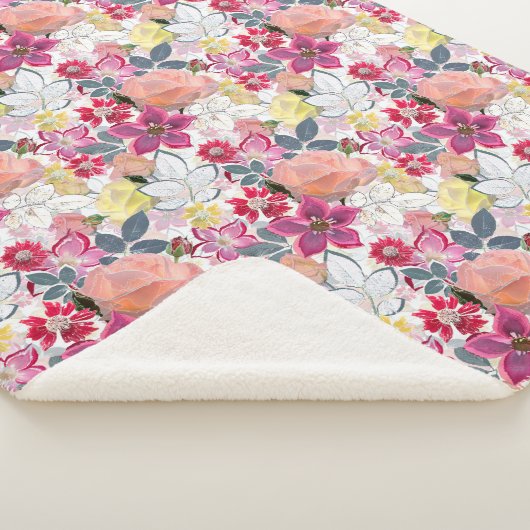 Rosa, rote Blume. Sherpadecke (3/4)