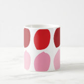 Rosa rote Blütenblätter Kaffeetasse (Mittel)