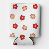 Rosa Rote Flora Lebhafter botanischer Frühling & S Dosenkühler (Vorderseite)