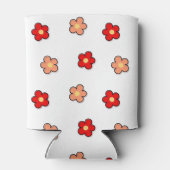 Rosa Rote Flora Lebhafter botanischer Frühling & S Dosenkühler (Rückseite)