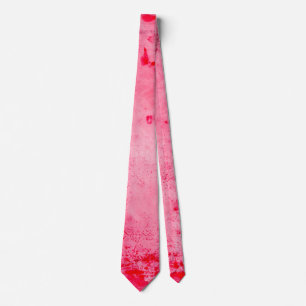 Rosa rote Grunge-Malfarbe-Textur Krawatte