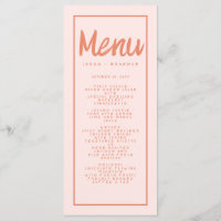 Rosa Rote Handschrift Typografie Retro Wedding Men