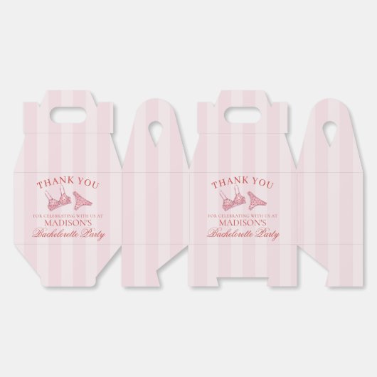 Rosa & Rote Herz Wäsche Junggesellinnenabschied Ga Geschenkschachtel (Ungeklappt)