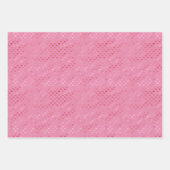 Rosa Rote Herzen Ombre Geschenkpapier Set (Vorderseite 2)