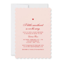 Rosa & Rote kleine Herzchen-Baby-Party