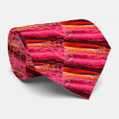 Rosa/rote Lila-Welle Thunder_Cove Krawatte (Gerollt)