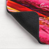 Rosa/rote Lila-Welle Thunder_Cove Mousepad (Ecke)
