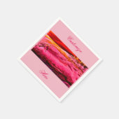 Rosa/rote Lila-Welle Thunder_Cove Serviette (Ecke)