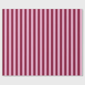 Rosa rote Streifen Weihnachtsgeschenkpapier Geschenkpapier (Flach)