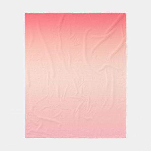 Rosa, rote und gelbe Hintergrundfarbe Fleecedecke (Vorderseite)