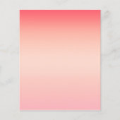 Rosa, rote und gelbe Hintergrundfarbe Flyer (Vorne)