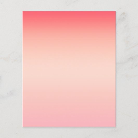 Rosa, rote und gelbe Hintergrundfarbe Flyer (Vorne)