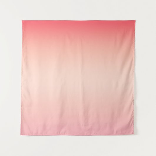 Rosa, rote und gelbe Hintergrundfarbe Wandteppich (Vorderseite)