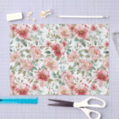 Rosa roter Blumen Geburtstag Seidenpapier (Handwerk)
