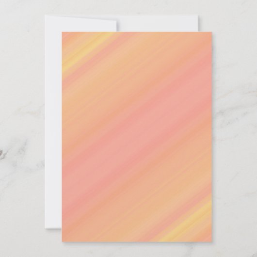 Rosa Roter Garten Blumengelbe Uni Trunk Party Einladung (Rückseite)