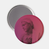 Rosa Roter Maghreb Tunesier Djerba Boy Man Male Ma Magnet (Vorderseite/Rückseite)