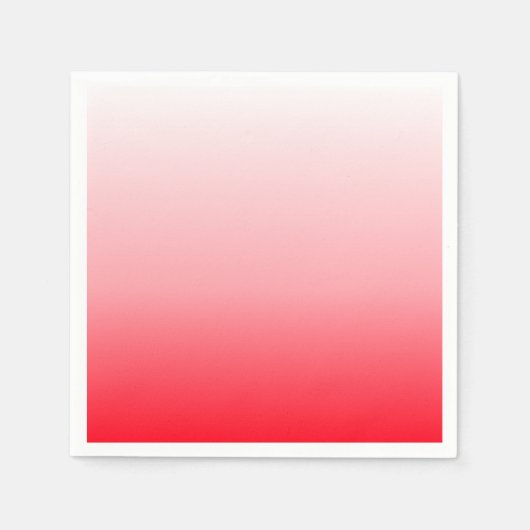 Rosa-roter Ombre-Verlauf Serviette (Vorderseite)