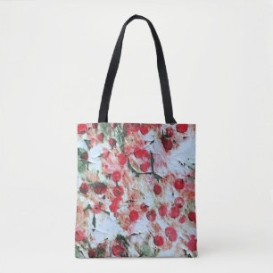 Rosa roter schmutziger Polka-Punk-Zerfall Tasche
