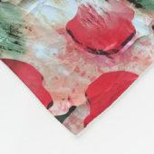 Rosa roter Schmutzpolka Dot Grunge Decke (Ecke)