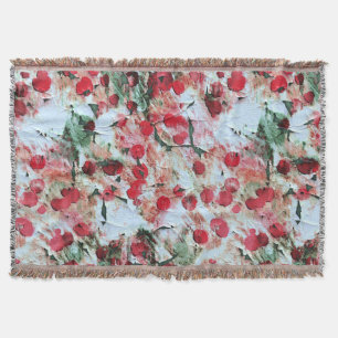 Rosa roter Schmutzpolka Dot Grunge Decke