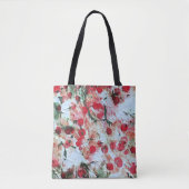 Rosa roter Schmutzpolka Dot Grunge Decke Tasche (Vorderseite)