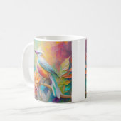 Rosa Roter Vogel Kaffeetasse (Vorderseite Links)