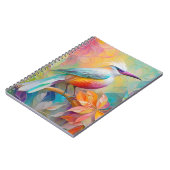 Rosa Roter Vogel Notizblock (Linke Seite)