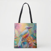 Rosa Roter Vogel Tasche (Vorderseite)