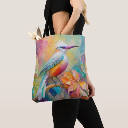 Rosa Roter Vogel Tasche (Von Nahem)