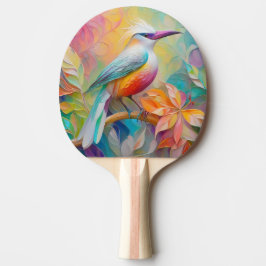 Rosa Roter Vogel Tischtennis Schläger
