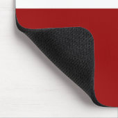 rosa, rotes Blockdesign Mousepad (Ecke)