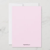 Rosa Rotes Brautparty (Rückseite)