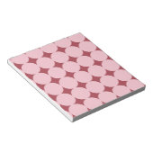 rosa rotes Muster Notizblock (angewinkelt)