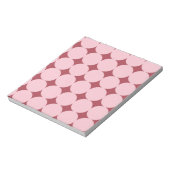 rosa rotes Muster Notizblock (Rotiert)