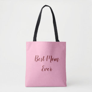 Rosa rotes Muttertagsgeschenk für die beste Mama, Tasche