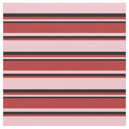 rosa, rotes und schwarzes Muster Stoff (Nahaufnahme)