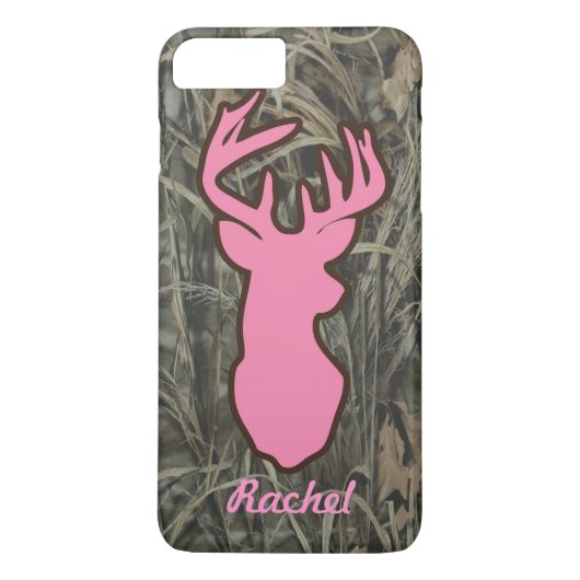 Rosa Rotwild gehen Camouflage iPhone 7 Plusfall Case-Mate iPhone Hülle (Rückseite)