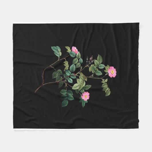 Rosa Rubiginos Fleecedecke (Vorderseite (Horizontal))