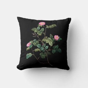 Rosa Rubiginosa Throw Kissen