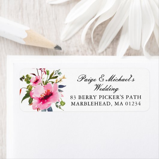 Rosa Rücksendeadresse (Insitu)