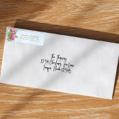 Rosa Rücksendeadresse