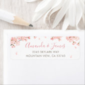 Rosa Rücksendeadresse der Kirschblüten (Insitu)