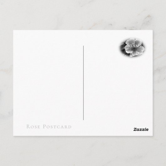 Rosa rugosa postkarte (Rückseite)