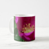 Rosa Rugosa Up-nah Kaffeetasse (Vorderseite Links)
