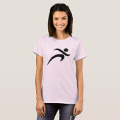 Rosa Running T-Shirt (Vorne ganz)