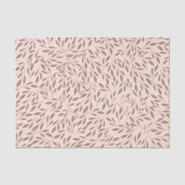 Rosa Rustikale Blätter Botanisches Glam Brautparty Seidenpapier