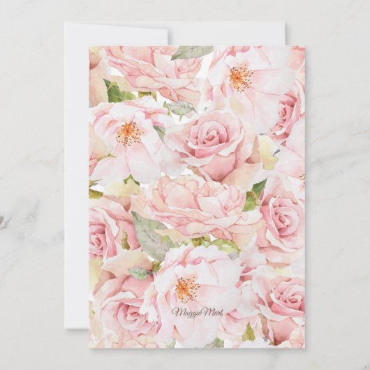 Rosa Rustikale Holzleuchten 16 . Geburtstag Einladung (Rückseite)